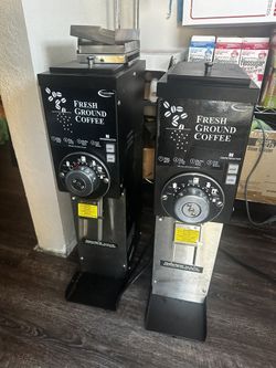 commercial-style coffee grinder