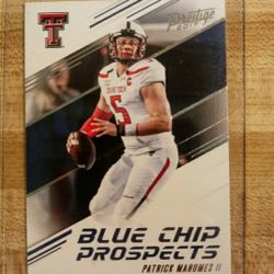 Patrick Mahomes Rookie Card Mint $300 Pick Up $335 Shipped Through Cash App Or Pay Pal