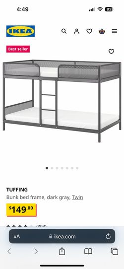IKEA “Tuffing” Bunk Bed Frame - Twin