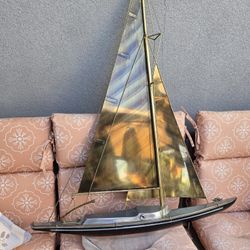 CURTIS JERE SAILBOAT MIX METAL 