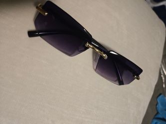 BRAND NEW Frameless black gradient shades black frame