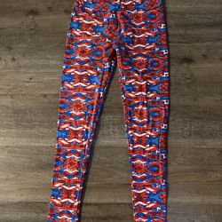 Red White And Blue Lularoe Leggings 