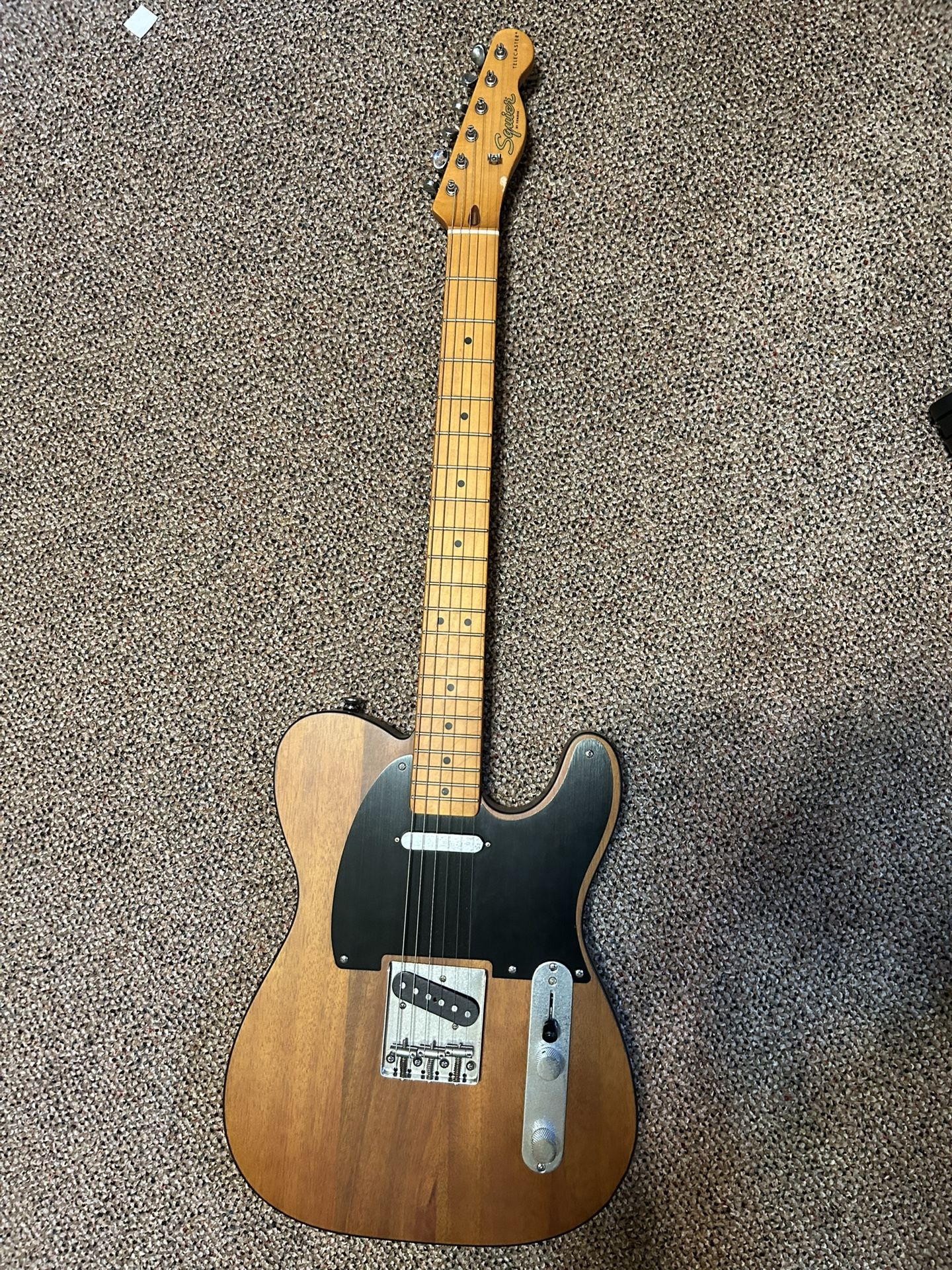 Squier 40th Anniversary Telecaster Vintage Edition Electric Guitar Satin Mocha