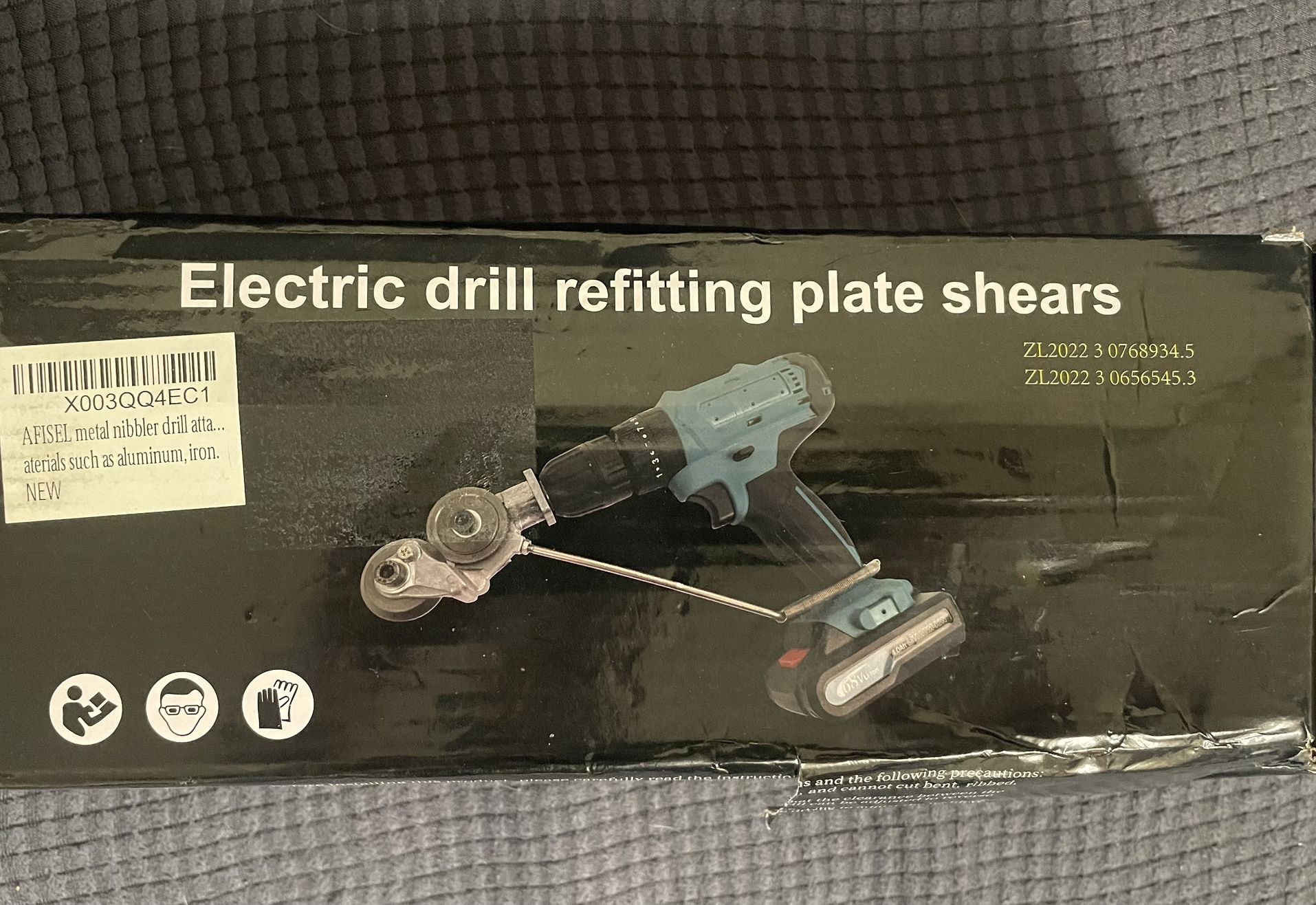 Metal Nibbler For Drill Attachment