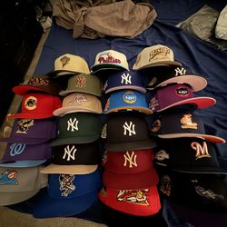 Hat Club Hats all size 7 3/4