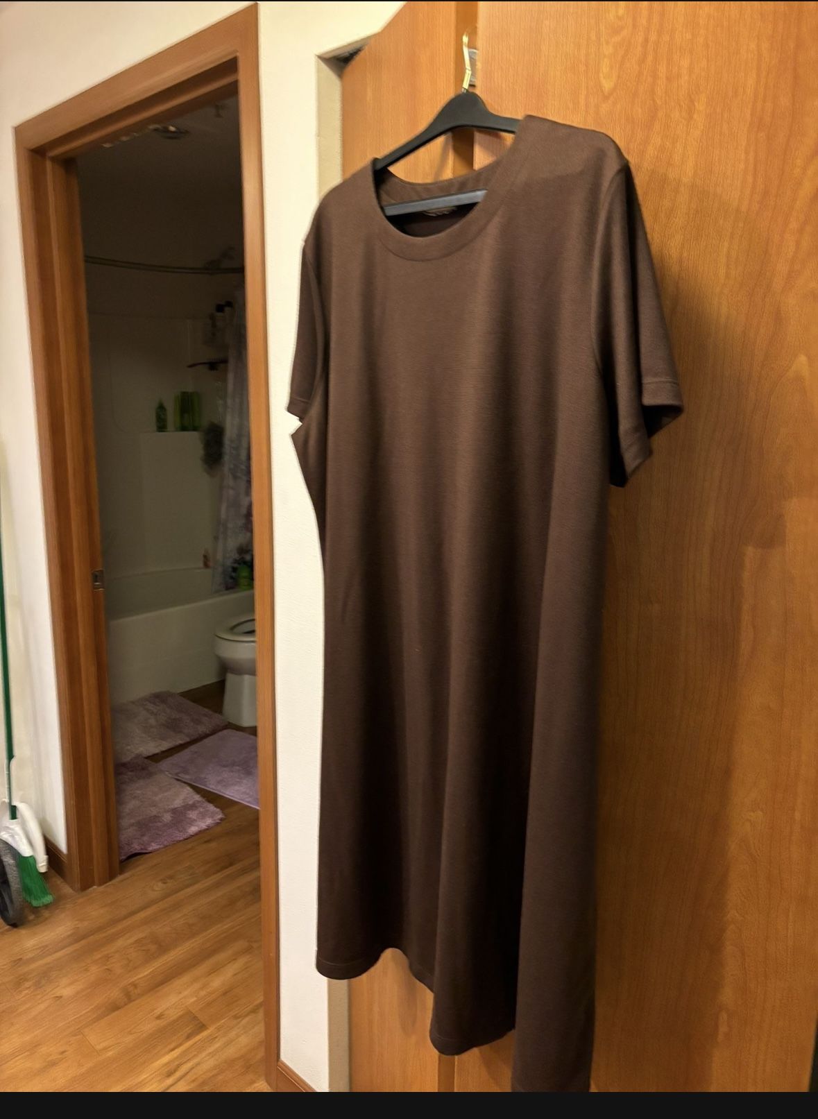 Vintage Susan Graver Short Sleeve A-line Dress / Long Tunic Blouse 3XL