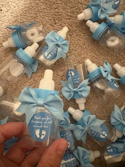 Baby Boy Baby Shower Bottles