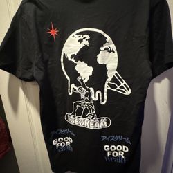 Ice cream Black size M Atlas Tshirt 