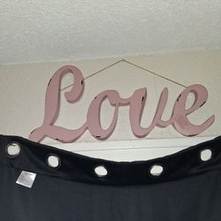 Large Metal Love Sign