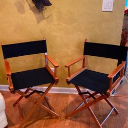 GREAT DEAL, PRACTICALLY NEW (Never Used In Box) “World Famous” DIRECTOR CHAIRS