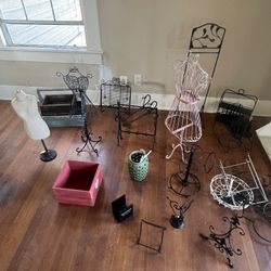 Lots Of Metal Displays 