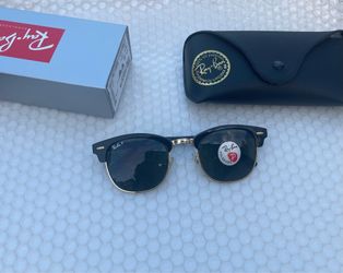 Polarized lenses club master 3016 sunglasses Rayban brand new