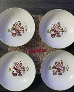 Christmas Hello Kitty Dishes