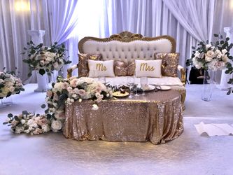 Hand ink printed and hand made Mr & Mrs linen pillows for your wedding