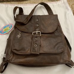 New!! Backpack - Soft Material, Fashionable, Brown )