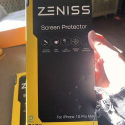 Zeniss screen protector - 15 pro max