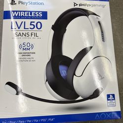 Play Station Level 50 Wireless Headphones 