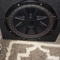 12in kicker cvr in enclosure