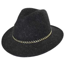 BROOKLYN HAT CO Presley Wool Felt Safari Fedora Hat