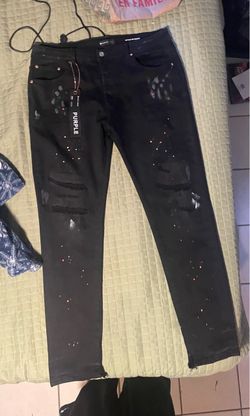 Purple jeans
