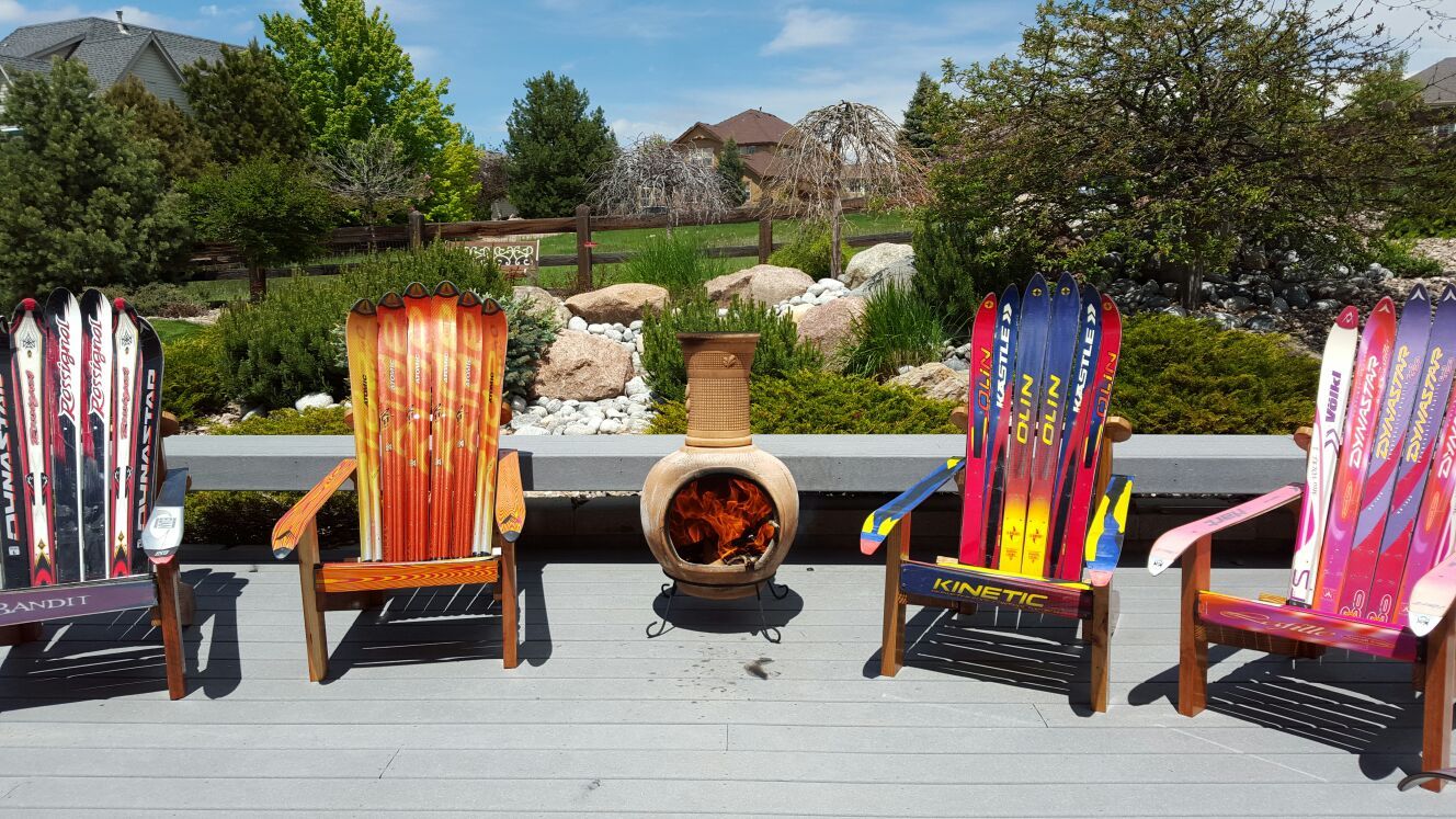 Adirondack Ski Chairs