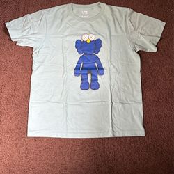 KAWS Uniqlo Blue BFF Tee US Sizing Large