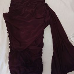 Burgundy Dress