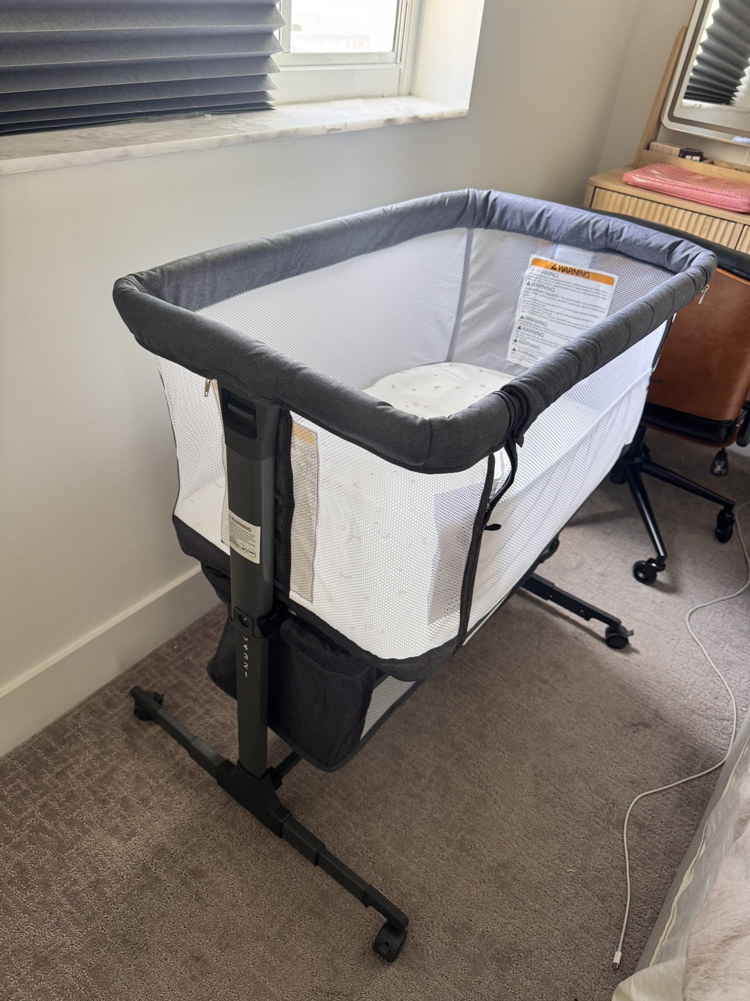 Ezebaby Cuna junto a la cama para bebé, moisés portátil