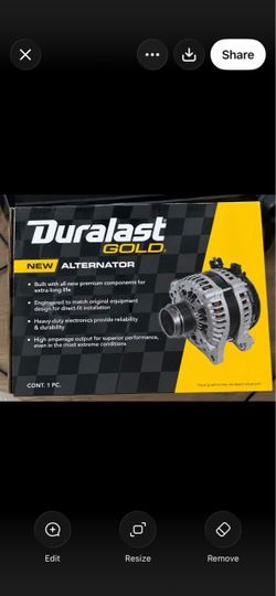 Gold Duralast Alternator
