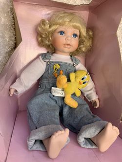 Vintage Baby Cheryl Warner Bros Looney Tunes Doll