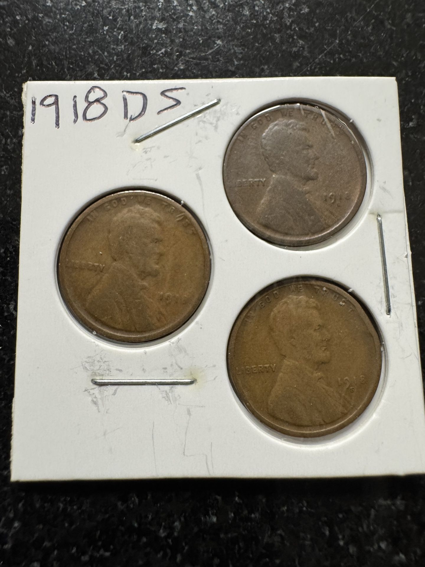 Lincoln Cents WHEATBACK 1918 PDS Mints