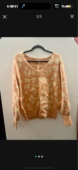 NWT GB leopard sweater