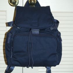 Vera Bradley Cotton Utility Backpack - Classic Navy