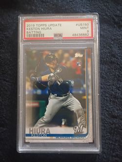 2019 Topps Update Keston Hiura RC PSA 9