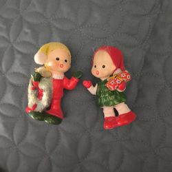 Napco Caroler Children Vintage Christmas