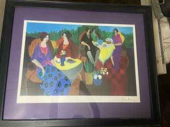 "Morning Social" by artist Itzchak Tarkay