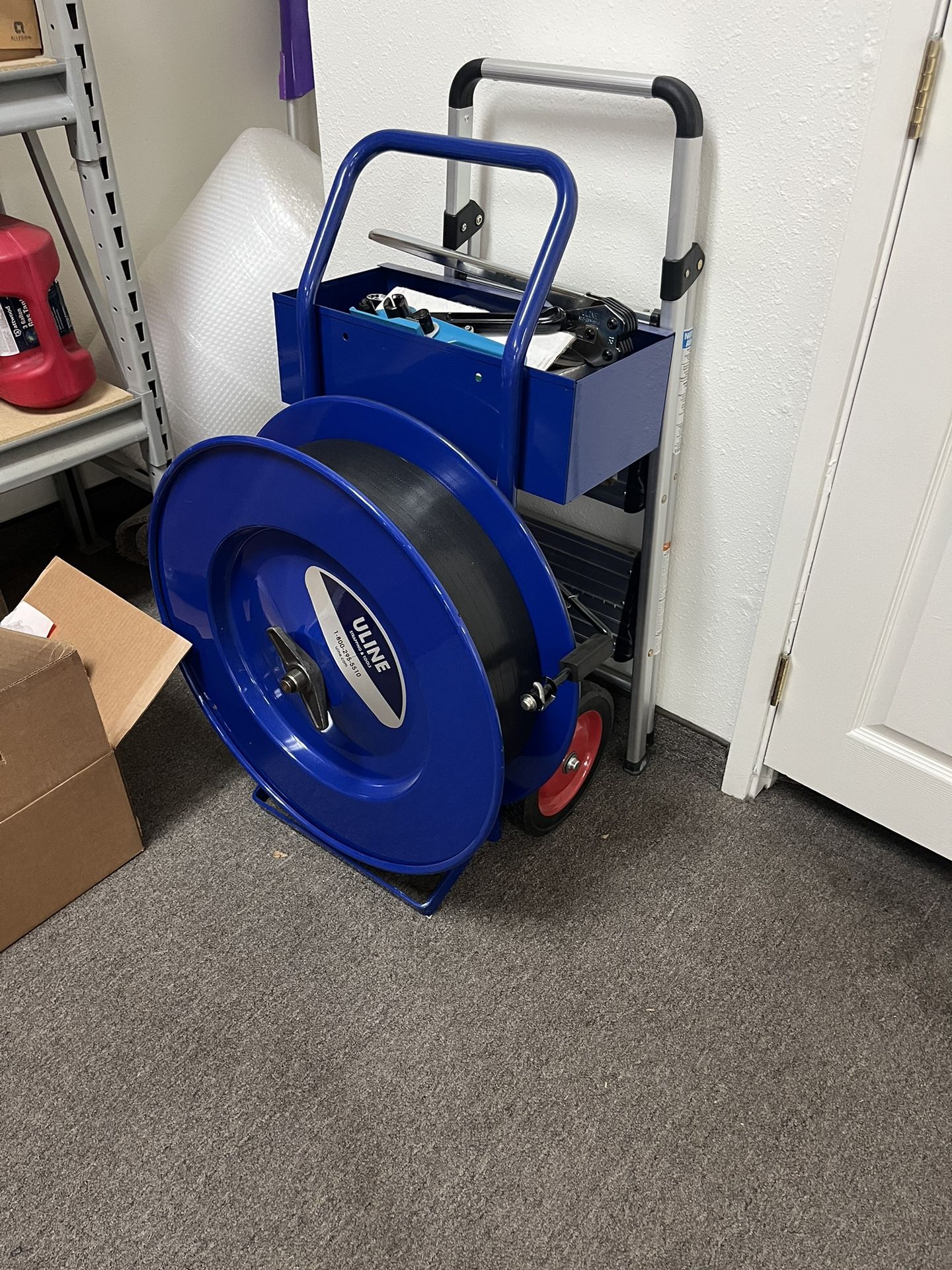 ULine Poly Strapping Tools & Cart - 5/8”