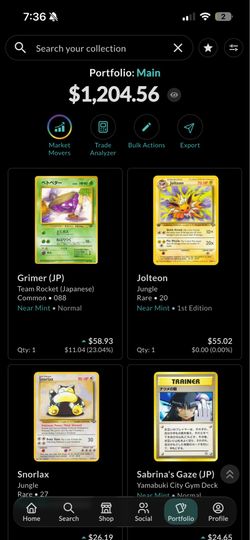Vintage WOTC Pokemon Collection (Market 1.2k)