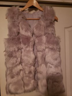 Brand new faux fur vest