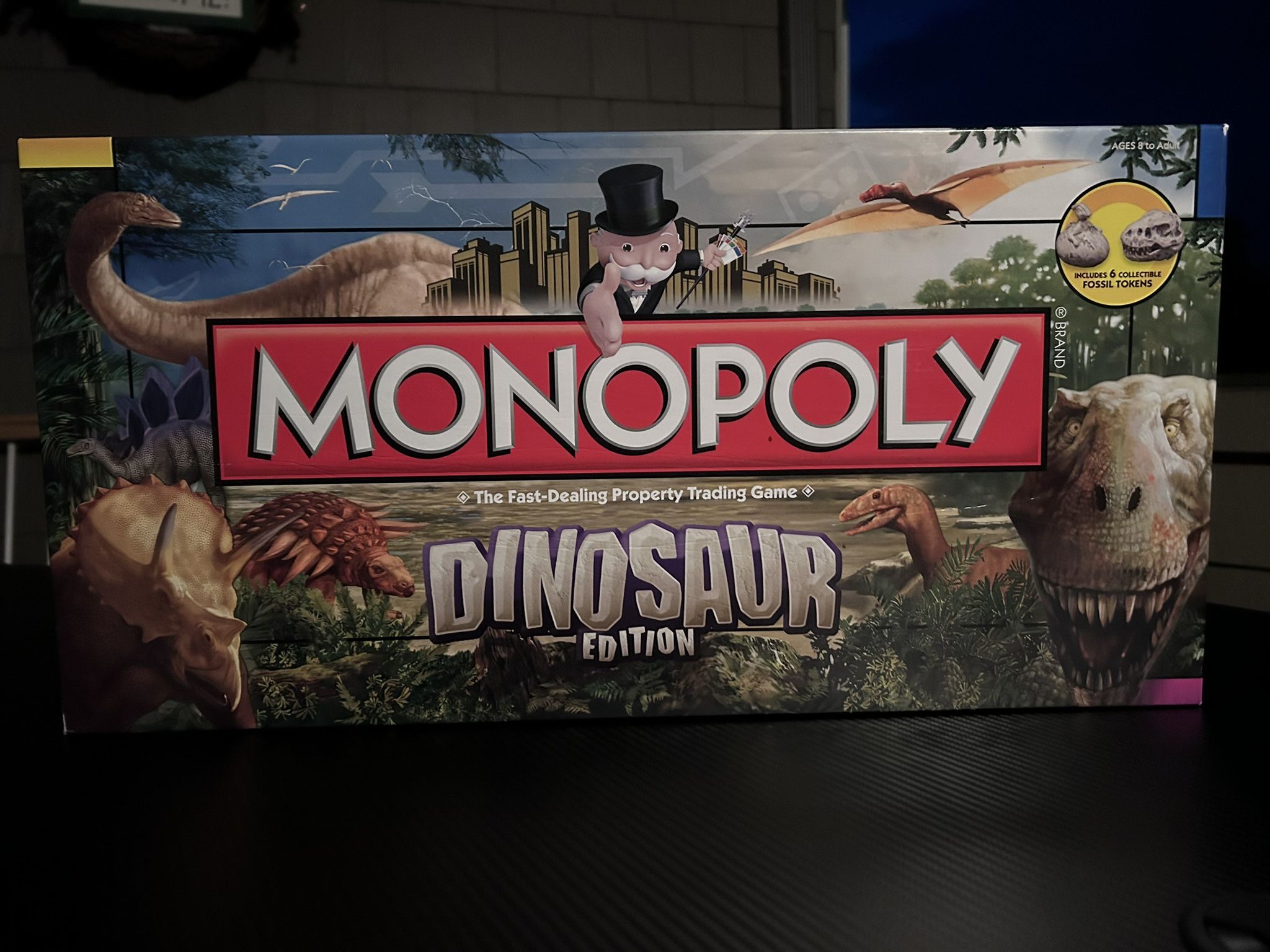 Monopoly Dinosaur Edition 2010 Rare Board Game