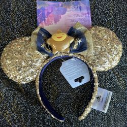 Authentic Disney Parks - Wish Star Film Sequined Minnie Ear Headband for Adults