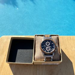 WoodWelt Titanium Watch