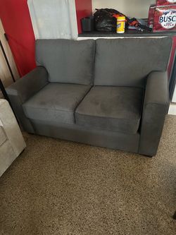 Loveseat and chair