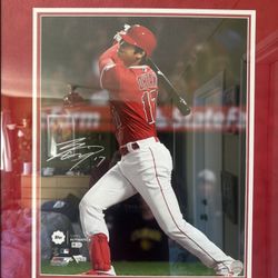 Autographed Ohtani Poster Print  