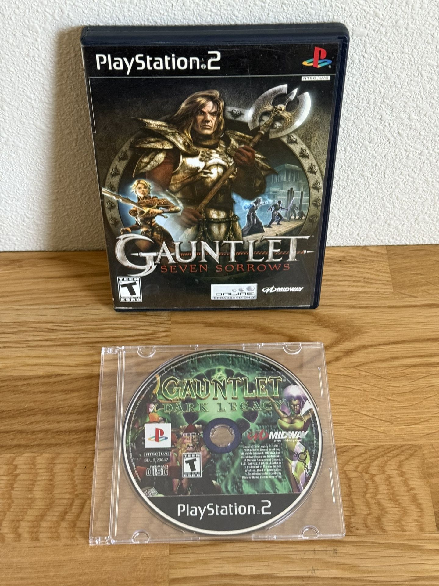 PS2 PlayStation 2 Gauntlet Dark Legacy Seven Sorrows Video Games