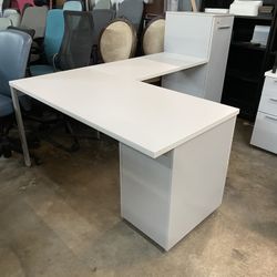 Herman miller L shaped desk
