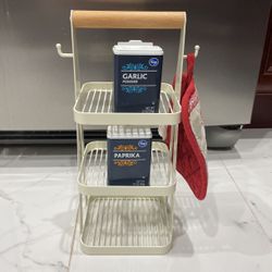 Small Metal Spice Rack $4