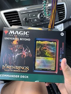 Magic the Gathering lord of the rings host of mordor commander deck