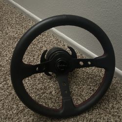 Viilante Steering Wheel/ NRG Quick Release Gen.3/ NRG Steering Wheel Hub