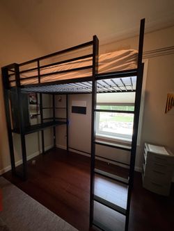 *best offer* Loft bed with desk
